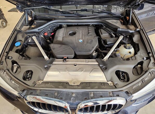 5UXUJ3C53KLG54579 2019 BMW X4 Black Вид підкапотного простору