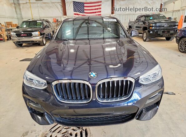 5UXUJ3C53KLG54579 2019 BMW X4 Black Вид спереду