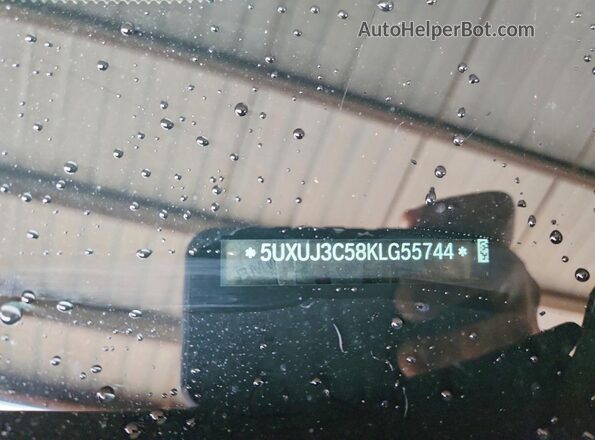 5UXUJ3C58KLG55744 2019 BMW X4 Черный Вид наклейки с VIN-кодом