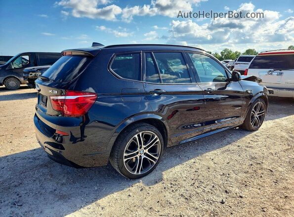5UXWX7C31H0W39972 2017 BMW X3 Blue Rear right