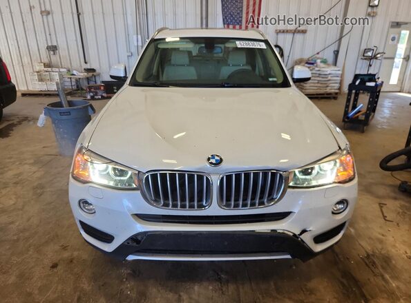 5UXWX7C32H0U44057 2017 BMW X3 Белый Вид спереди