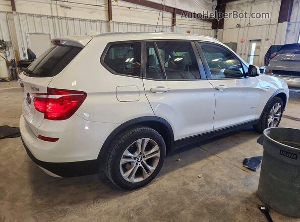 5UXWX7C32H0U44057 2017 BMW X3 Белый Задняя правая четверть