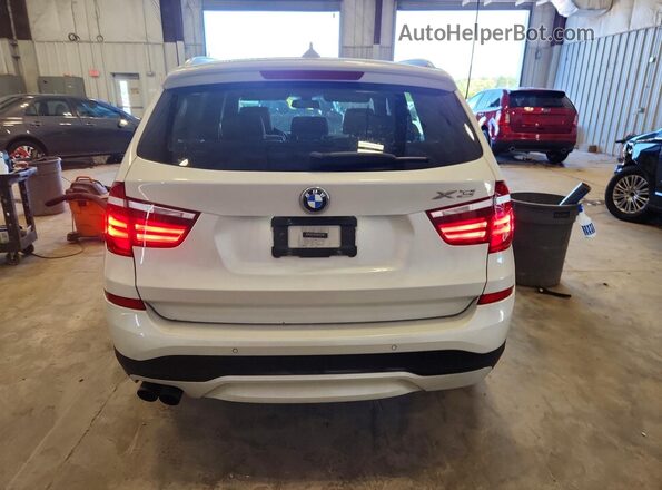 5UXWX7C32H0U44057 2017 BMW X3 Белый Вид сзади