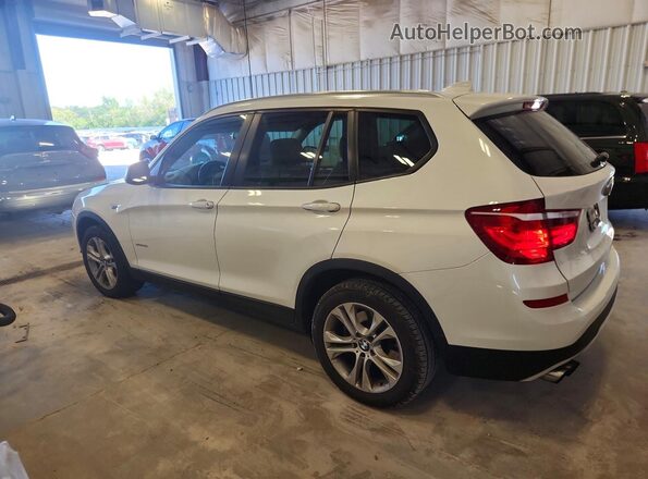 5UXWX7C32H0U44057 2017 BMW X3 Белый Задняя левая четверть