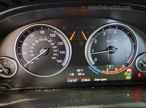 5UXWX7C35H0W39361 2017 BMW X3 Gray Вид щитка приладів