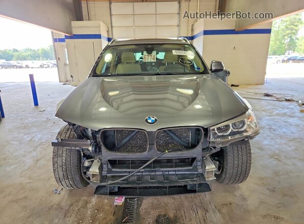 5UXWX7C35H0W39361 2017 BMW X3 Gray Вид спереду