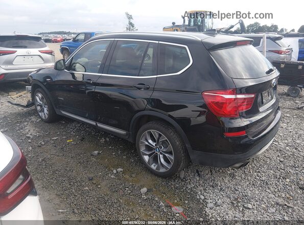 5UXWX7C36H0U43414 2017 BMW X3 Black Հետևի ձախ