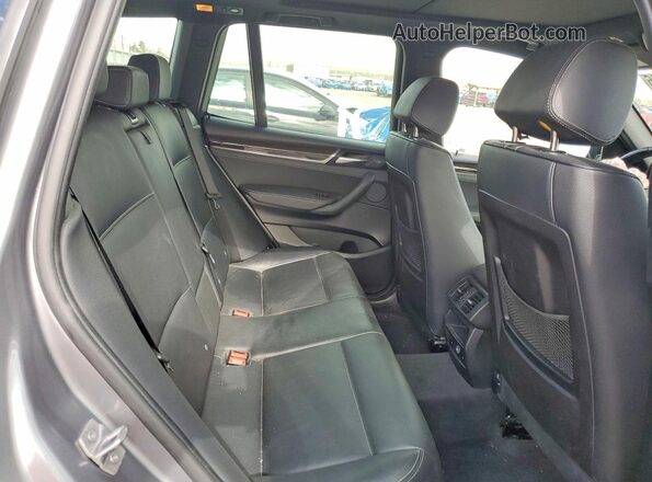 5UXWX7C50G0R18359 2016 BMW X3 Charcoal Widok tylnych siedzeń