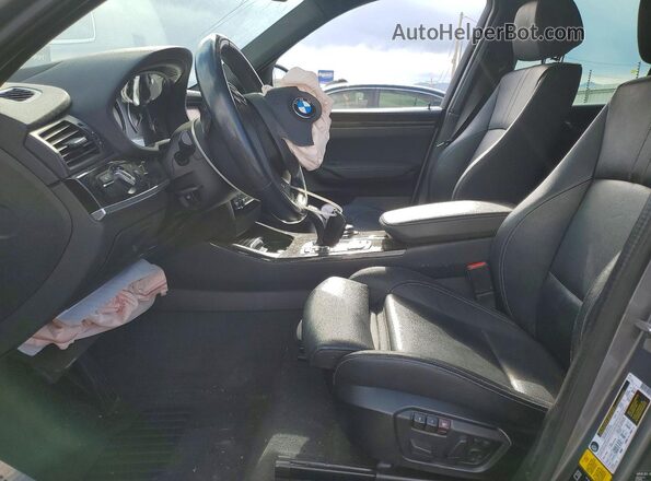 5UXWX7C50G0R18359 2016 BMW X3 Charcoal Widok wnętrza z przodu