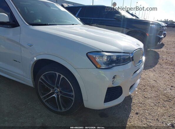 5UXWX7C52G0S17466 2016 BMW X3 White წინა ხედი