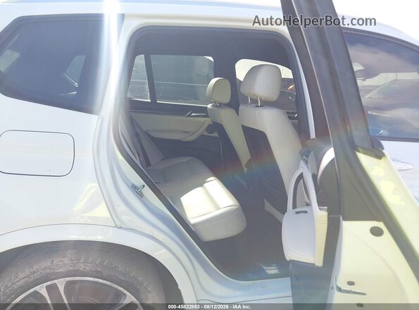 5UXWX7C52G0S17466 2016 BMW X3 White VIN კოდის სტიკერის ხედი