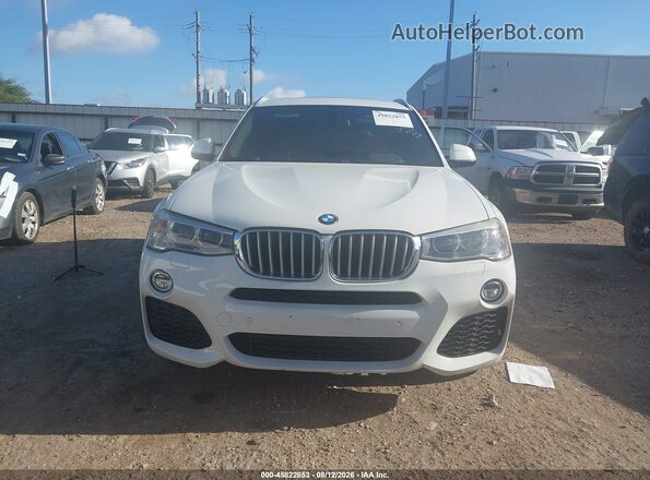 5UXWX7C52G0S17466 2016 BMW X3 White უკანა სალონის ხედი