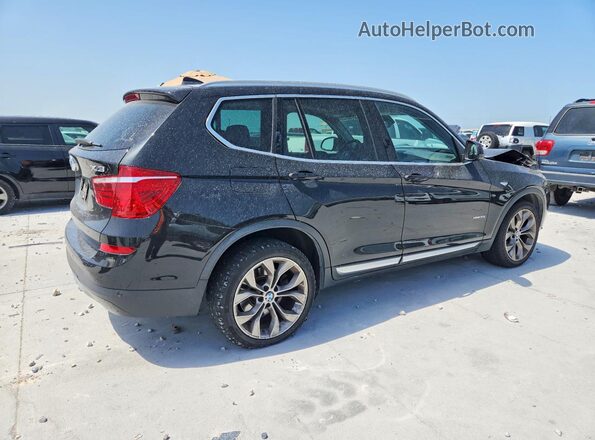 5UXWX7C52H0U39863 2017 BMW X3 Black Tył prawy