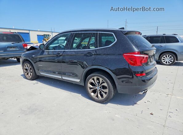 5UXWX7C52H0U39863 2017 BMW X3 Black Tył lewy