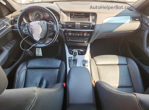 5UXWX7C54G0K37072 2016 BMW X3 White Vista del salpicadero