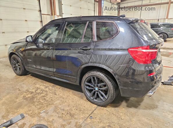 5UXWX7C55G0R16929 2016 BMW X3 Black Trasero izquierdo