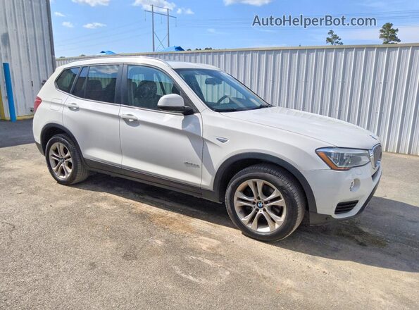 5UXWX7C55H0U39890 2017 BMW X3 White Առջևի աջ
