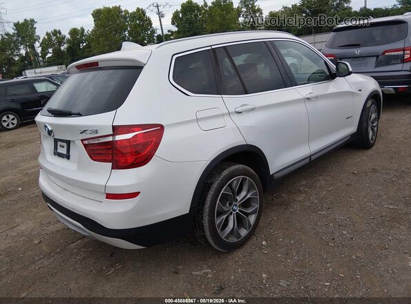 5UXWX7C57G0S17088 2016 BMW X3 White Հետևի աջ