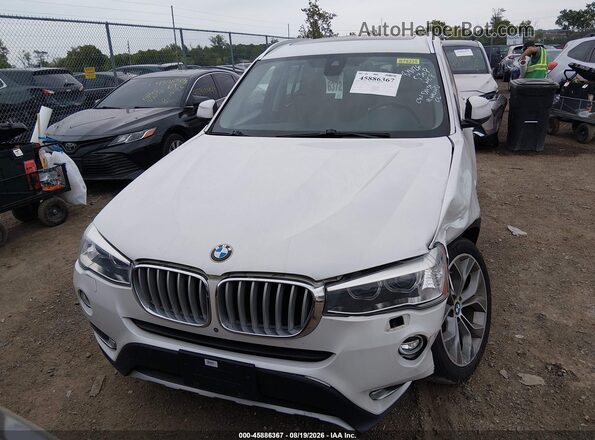 5UXWX7C57G0S17088 2016 BMW X3 White Սարքավորումների վահանակի տեսք