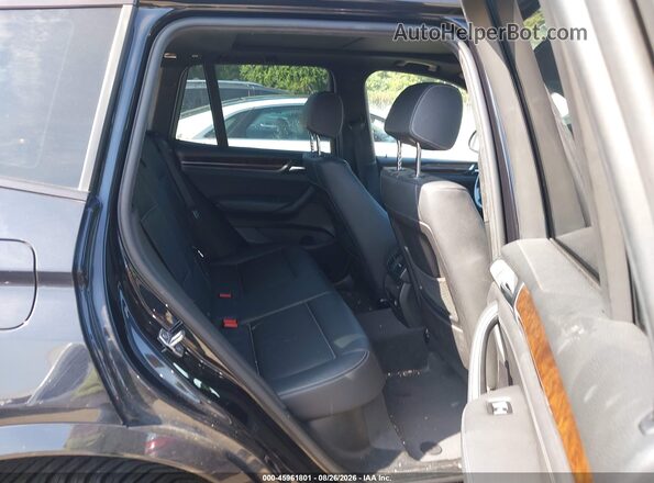 5UXWX7C58G0R17394 2016 BMW X3 Black Widok naklejki z numerem VIN