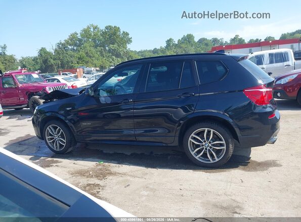 5UXWX7C58G0R17394 2016 BMW X3 Black Widok wnętrza 360 stopni
