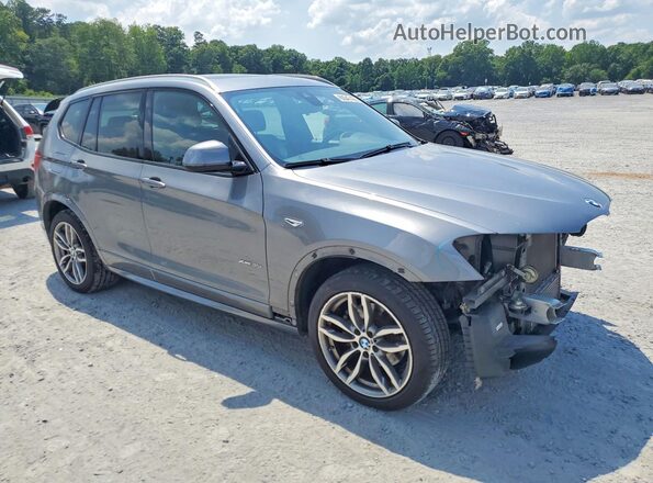 5UXWX7C58H0S18431 2017 BMW X3 Gray Առջևի աջ