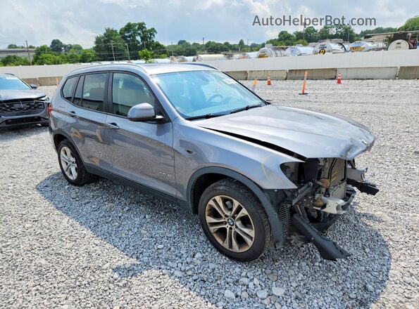 5UXWX7C59G0K36788 2016 BMW X3 Серый Передняя правая четверть