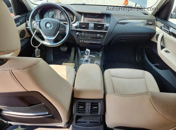 5UXWX7C59G0K36788 2016 BMW X3 Серый Вид панели приборов