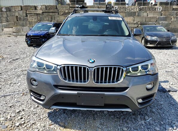 5UXWX7C5XG0S16288 2016 BMW X3 Gray Vista frontal