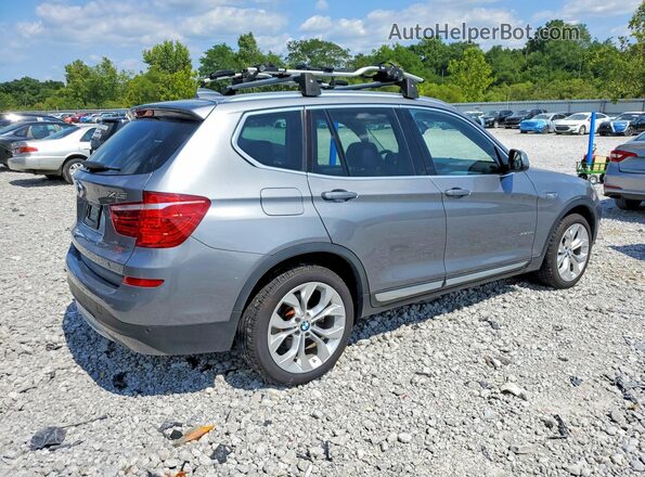 5UXWX7C5XG0S16288 2016 BMW X3 Gray Trasero derecho
