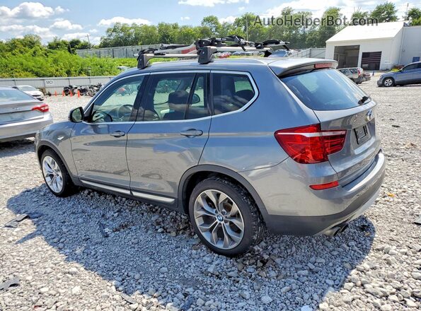 5UXWX7C5XG0S16288 2016 BMW X3 Gray Trasero izquierdo