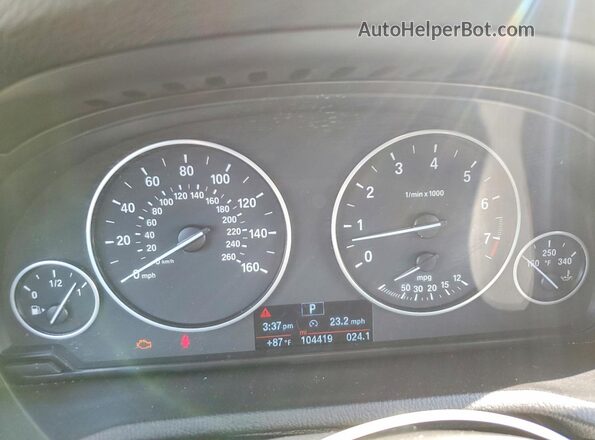 5UXWX7C5XG0S16288 2016 BMW X3 Gray Vista del cuadro de instrumentos