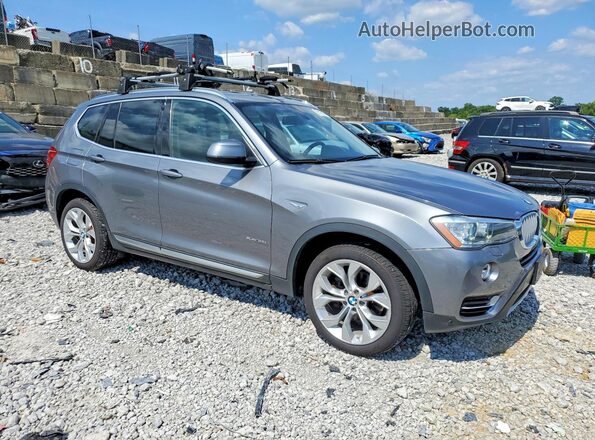 5UXWX7C5XG0S16288 2016 BMW X3 Gray Delantero derecho