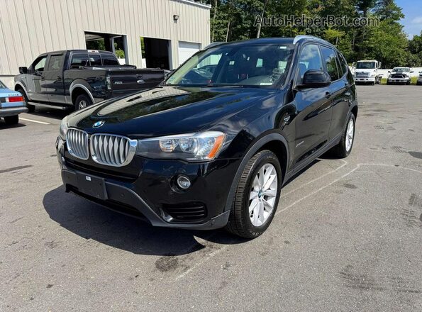 5UXWX9C30H0W68066 2017 BMW X3 Black Rear left
