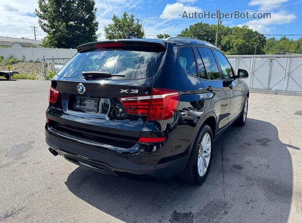 5UXWX9C30H0W68066 2017 BMW X3 Black Front interior view