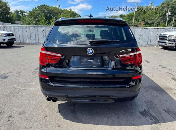 5UXWX9C30H0W68066 2017 BMW X3 Black Engine compartment view