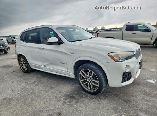 5UXWX9C31H0W71509 2017 BMW X3 White წინა მარჯვენა