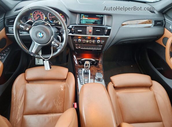 5UXWX9C31H0W71509 2017 BMW X3 White წინა პანელის ხედი