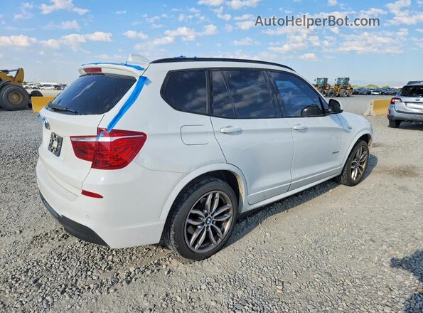 5UXWX9C32H0W66870 2017 BMW X3 Белый Задняя правая четверть
