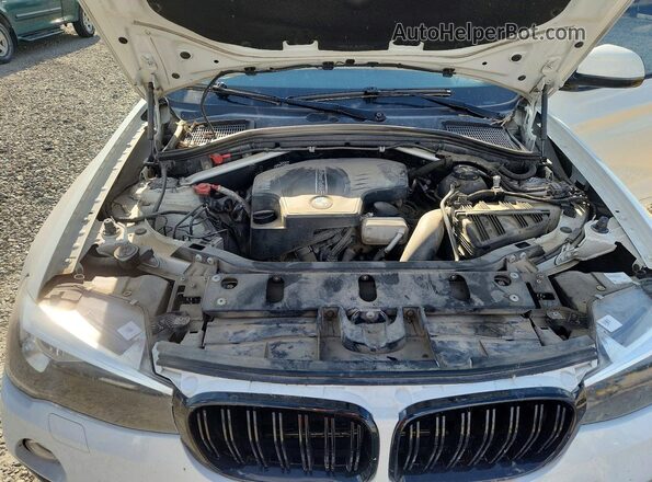 5UXWX9C32H0W66870 2017 BMW X3 Белый Вид подкапотного пространства