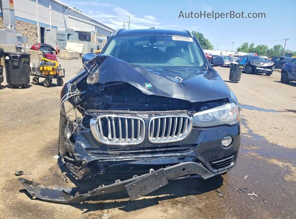 5UXWX9C33H0T18155 2017 BMW X3 Черный Вид спереди