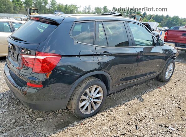 5UXWX9C33H0T22089 2017 BMW X3 Black Задня права чверть
