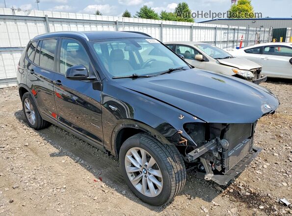 5UXWX9C33H0T22089 2017 BMW X3 Black Передня права чверть