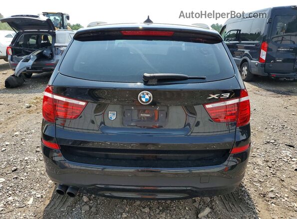5UXWX9C33H0T22089 2017 BMW X3 Black Вид ззаду