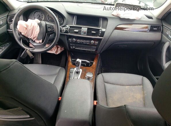 5UXWX9C33H0T22500 2017 BMW X3 Black Widok deski rozdzielczej