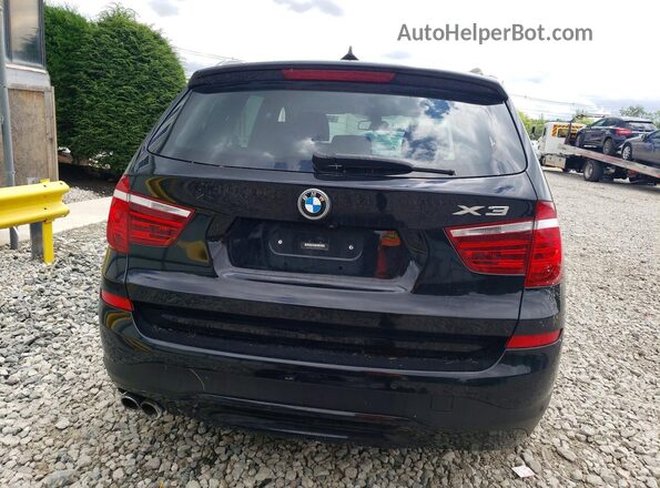 5UXWX9C33H0T22500 2017 BMW X3 Black Widok z tyłu
