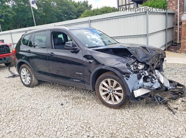5UXWX9C33H0T22500 2017 BMW X3 Black Przód prawy