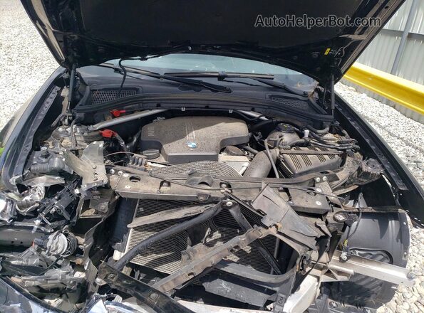 5UXWX9C33H0T22500 2017 BMW X3 Black Widok komory silnika