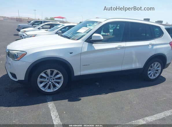5UXWX9C33H0W69471 2017 BMW X3 White წინა ხედი