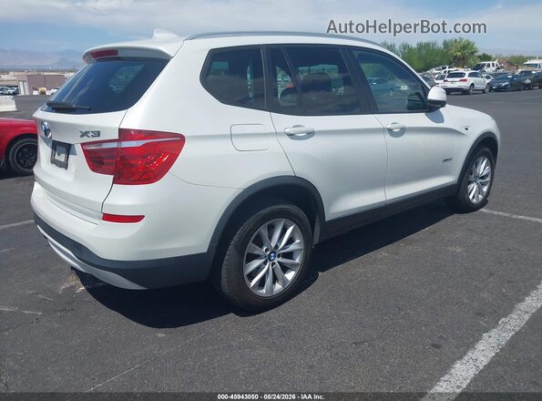 5UXWX9C33H0W69471 2017 BMW X3 White უკანა მარჯვენა